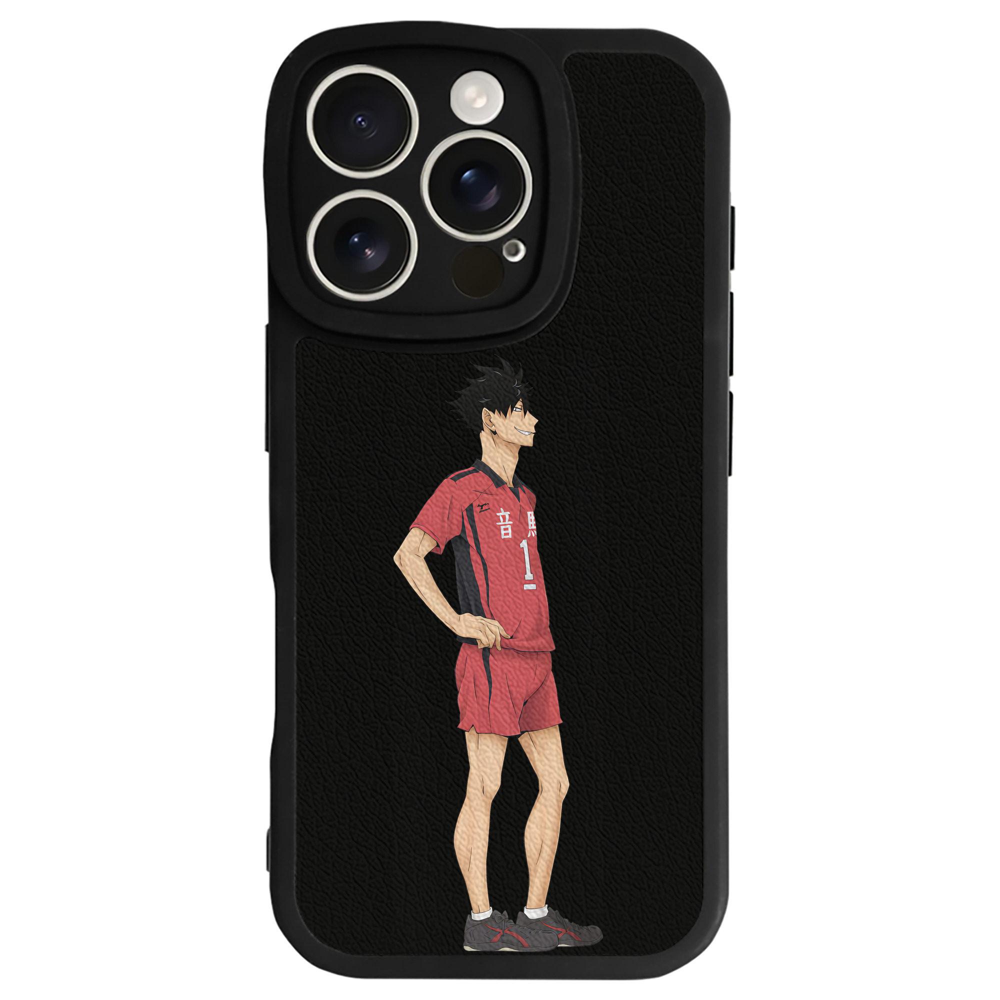 （画像用） ハイキュー!! Haikyu!! 【iPhone 16シリーズ対応】シリコンスマホケース（レザー調） 材質：シリコン